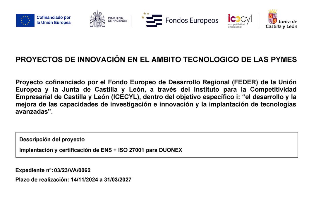 Implantación y certificación de ISO27001 y ENS